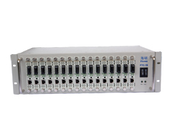 海硕OPONE FTC-16光纤收发器机架 高效通信的可靠选择