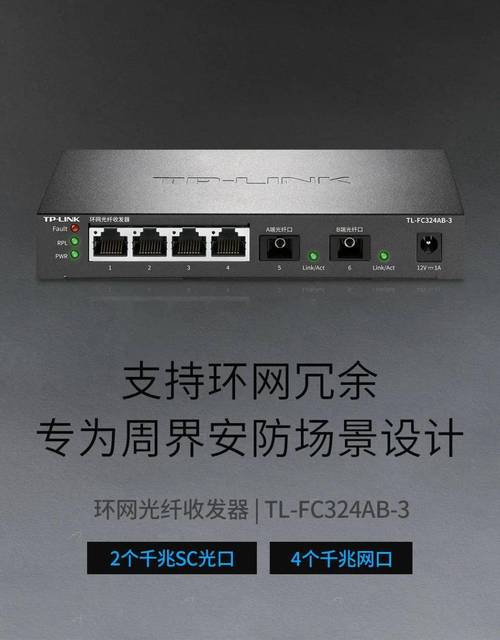 环网光纤收发器